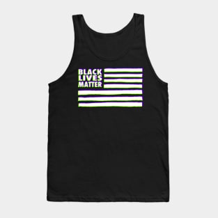 Black Lives Matter Flag RGB Tank Top